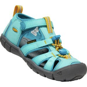 Dětské sandály Keen Seacamp II CNX K Velikost bot (EU): 24 / Barva: hnědá/modrá