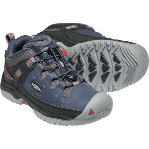 Dětské boty Keen Targhee Low Wp Dětské velikosti bot: 34 / Barva: modrá/šedá