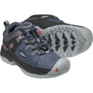 Dětské boty Keen Targhee Low Wp Dětské velikosti bot: 36 / Barva: modrá/šedá