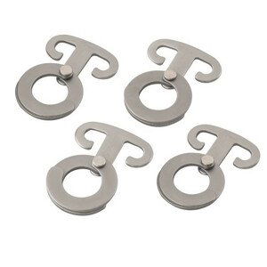 Sada háčků Outwell Accessory hooks 4 pcs. Barva: stříbrná