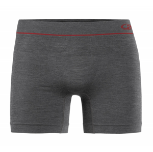 Pánské boxerky Icebreaker Mens Anatomica Seamless Boxers Velikost: XXL / Barva: šedá