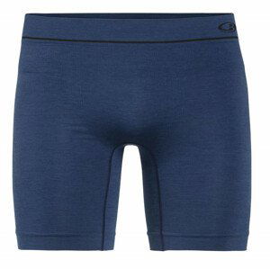 Pánské boxerky Icebreaker Anatomica Seamless Long Boxers Velikost: L / Barva: tmavě modrá