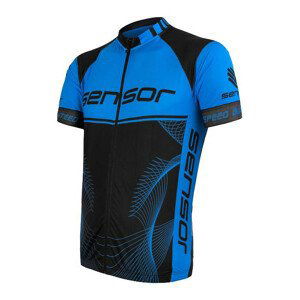 Pánský cyklistický dres Sensor Cyklo Team Up Velikost: L / Barva: černá/modrá