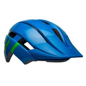 Dětská cyklistická helma Bell Sidetrack II Youth Velikost: 50-57 / Barva: modrá/zelená