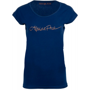 Dámské triko Alpine Pro Lakyla Velikost: S / Barva: modrá
