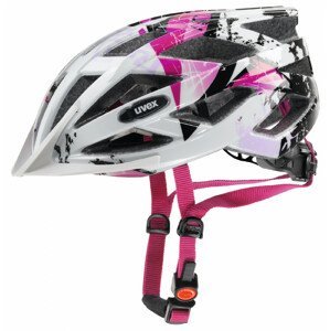 Cyklistická helma Uvex Air wing Velikost helmy: 52–57 cm / Barva: bílá/růžová