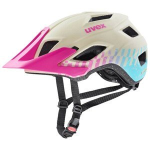 Cyklistická helma Uvex Access Velikost helmy: 52-57 cm / Barva: bílá/růžová