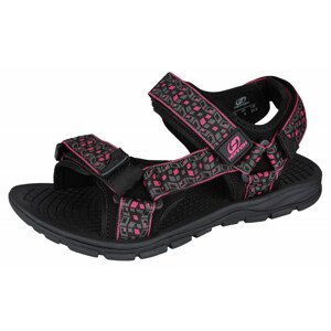 Dámské sandály Hannah Feet (cube) Velikost bot (EU): 38 / Barva: černá/růžová