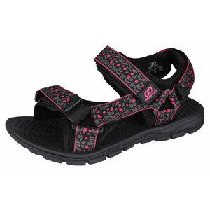 Dámské sandály Hannah Feet (cube) Velikost bot (EU): 41 / Barva: černá/růžová
