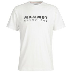 Pánské triko Mammut Trovat T-Shirt Men Velikost: XXL / Barva: bílá/šedá