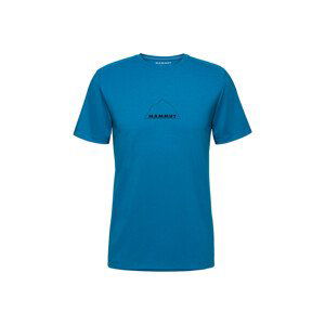 Pánské triko Mammut Trovat T-Shirt Men Velikost: XXL / Barva: modrá/černá