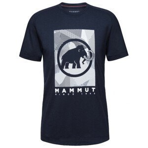 Pánské triko Mammut Trovat T-Shirt Men Velikost: XL / Barva: bílá/šedá