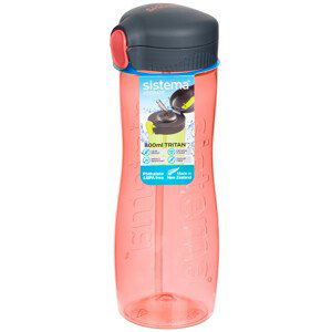 Láhev Sistema Tritan Quick Flip 800ml Barva: peach