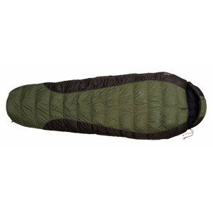 Péřový spacák Warmpeace Viking 600 170 cm Zip: Levý / Barva: zelená/černá