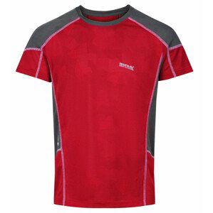 Pánské funkční triko Regatta Camito Velikost: XXL / Barva: červená