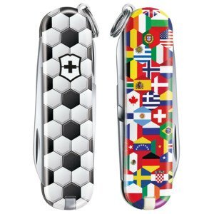 Kapesní nůž Victorinox Classic LE World Of Soccer Barva: černá/bílá