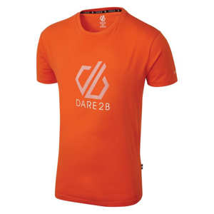 Pánské triko Dare 2b Continuous Tee Velikost: M / Barva: oranžová