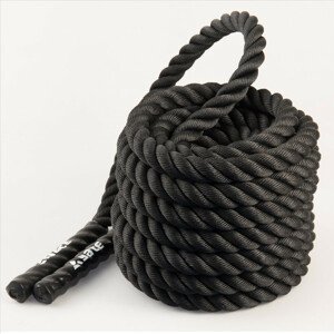 Posilovací lano Yate Rope 12m x 3,8cm Barva: černá