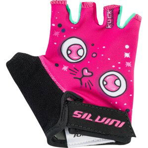 Dětské cyklo rukavice Silvini Punta CA1438 Velikost rukavic: 5-6 / Barva: růžová