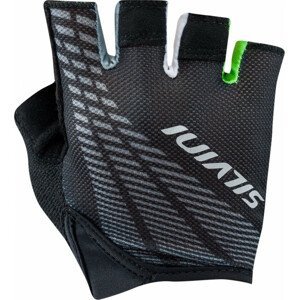 Pánské cyklistické rukavice Silvini Team MA1412 Velikost rukavic: XL / Barva: černá/zelená