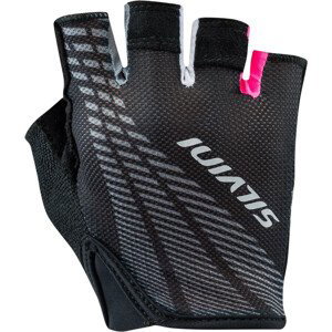 Dámské cyklistické rukavice Silvini Team WA1414 Velikost rukavic: S / Barva: černá/růžová