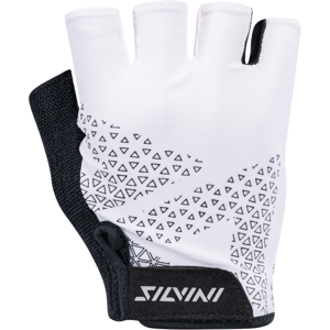 Dámské cyklo rukavice Silvini Aspro WA1640 Velikost rukavic: M / Barva: bílá