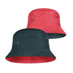 Klobouk Buff Travel Bucket Hat Velikost: M/L / Barva: červená/černá
