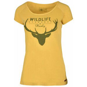 Dámské triko Husky Deer L Velikost: L / Barva: žlutá