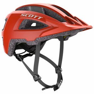 Cyklistická helma Scott Groove Plus Velikost helmy: 52-58 cm / Barva: červená transparentní