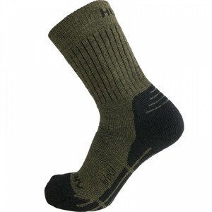 Ponožky Husky All Wool Velikost ponožek: 45-48 / Barva: zelená