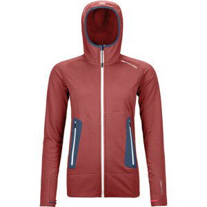 Dámská mikina Ortovox Fleece Light Hoody W Velikost: S / Barva: červená