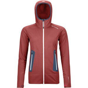 Dámská mikina Ortovox Fleece Light Hoody W Velikost: L / Barva: červená