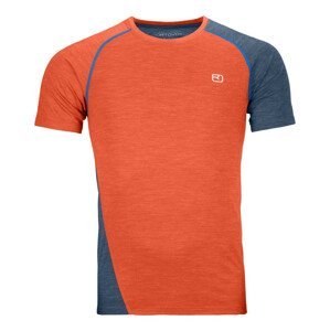 Pánské triko Ortovox 120 Cool Tec Fast Upward T-shirt M Velikost: S / Barva: oranžová