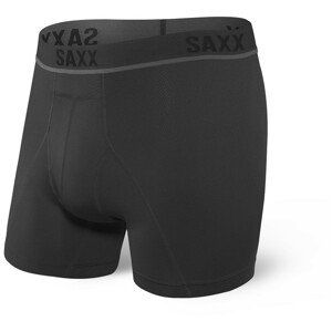 Pánské boxerky Saxx Kinetic HD Boxer Brief Velikost: XL / Barva: černá