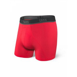 Pánské boxerky Saxx Kinetic HD Boxer Brief Velikost: M / Barva: červená