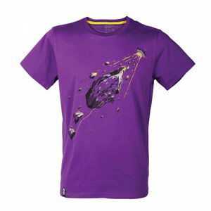 Pánské triko Singing Rock Rocket Velikost: S / Barva: fialová