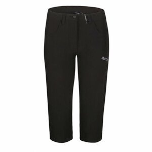 Dámské 3/4 kalhoty Alpine Pro Kadeka 3 Velikost: XS (34) / Barva: černá