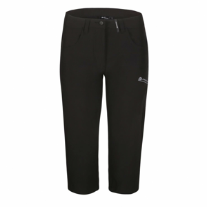 Dámské 3/4 kalhoty Alpine Pro Kadeka 3 Velikost: XL (48) / Barva: černá
