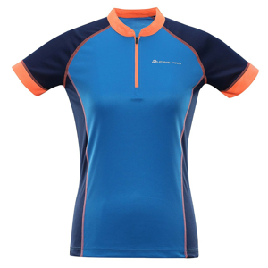Dámský cyklistický dres Alpine Pro Sorana Velikost: S / Barva: modrá