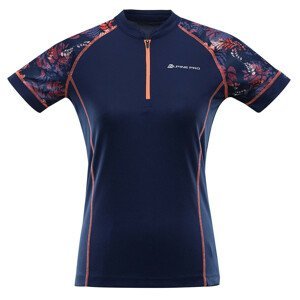 Dámský cyklistický dres Alpine Pro Sorana Velikost: XS / Barva: tmavě modrá