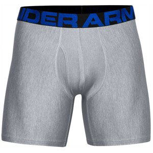 Pánské boxerky Under Armour Tech 6in 2 Pack Velikost: L / Barva: šedá/modrá