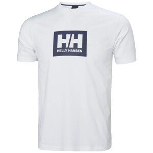 Pánské triko Helly Hansen Hh Box T Velikost: M / Barva: bílá/šedá