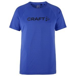 Pánské triko Craft CORE Unify Logo Velikost: L / Barva: modrá/šedá