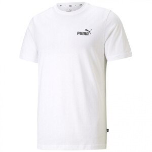 Pánské triko Puma ESS Small Logo Tee Velikost: L / Barva: bílá/černá