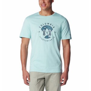 Pánské triko Columbia M Rapid Ridge™ Graphic Tee Velikost: XXL / Barva: světle modrá