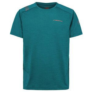 Pánské triko La Sportiva Compass T-Shirt M Velikost: M / Barva: modrá/zelená