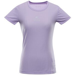 Dámské triko Alpine Pro Basika Velikost: M / Barva: růžová/bílá