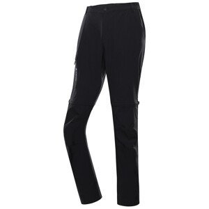 Pánské kalhoty Alpine Pro Nesc Velikost: XL-XXL / Barva: černá/šedá