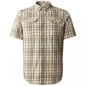 Pánská košile The North Face S/S Pine Knot Shirt Velikost: M / Barva: světle hnědá