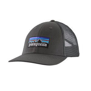 Kšiltovka Patagonia P-6 Logo LoPro Trucker Hat Barva: šedá